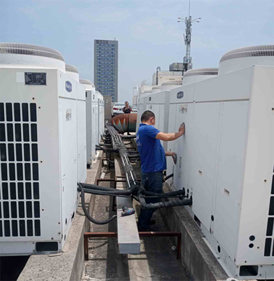 仁寿中央空调制热和不制冷系统维修方法